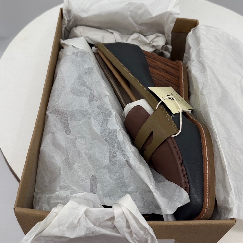 Sanctuary Cadence Leather Penny Loafer Wedge NIB Eco Chic Style 523258 - Picture 12 of 16